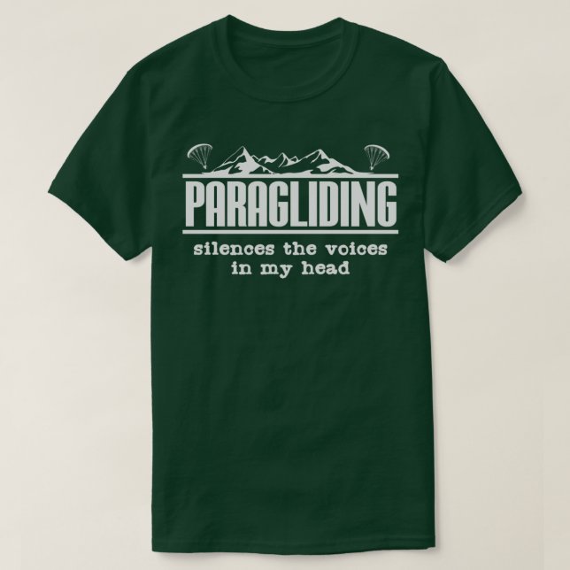 Camiseta Paraglider Paraqueting Skydive (Frente do Design)