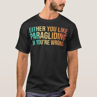 Camiseta Paraglider Skydiver Vintage - Design 6