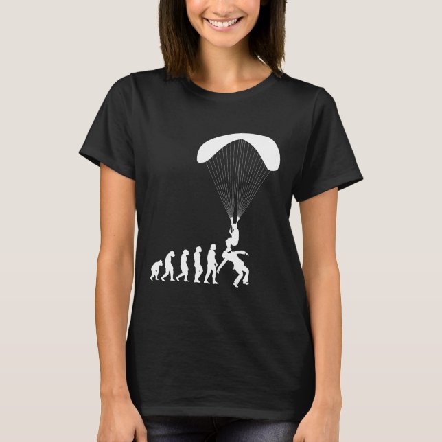 Camiseta Paragliding Evolution Paragliders Skydiving (Frente)