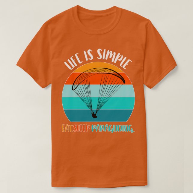 Camiseta Paragliding Paraglider Paraglider Paraglider 29 (Frente do Design)