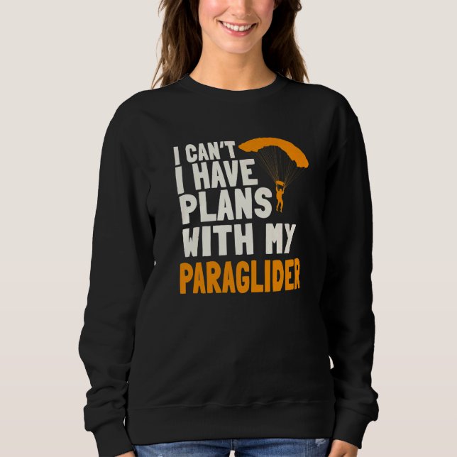 Camiseta Paragliding Plans Paragliders Parachute Paramotor  (Frente)
