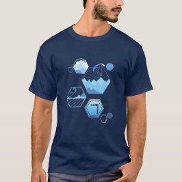 Camiseta Paragliding Tessellating Elements Blue