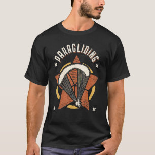 Camiseta Paragliding Vintage Retro Classic Sport