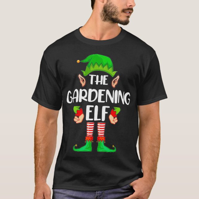 Camiseta Parágrafo de Natal do Grupo de Famílias do Elf Mat (Frente)