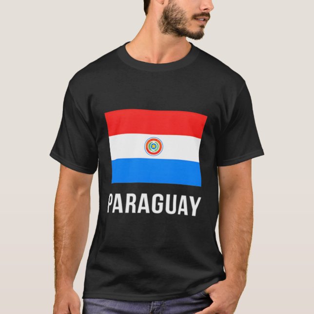 Camiseta Paraguai Flag (Frente)