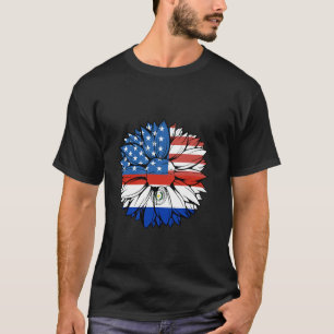 Camiseta Paraguai Orgulho Paraguaio Girassol EUA Paraguaio