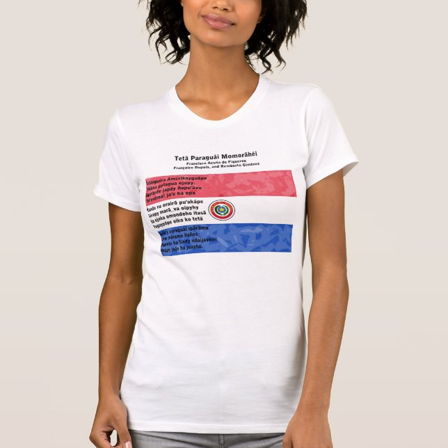 Camiseta Paraguai - Tetã Paraguai Momorãhéi (Frente)