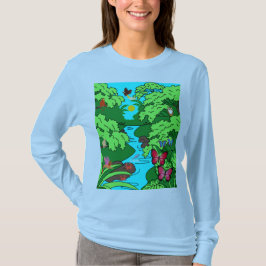Camiseta Paraíso da Selva com Vida Selvagem