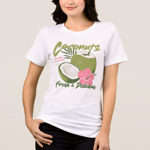Camiseta Paraíso de Coqueiros Floral Tropical 