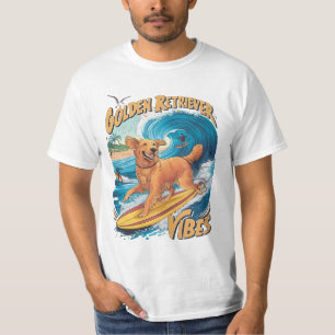 Camiseta Paraíso de Navegação do Retriever de ouros