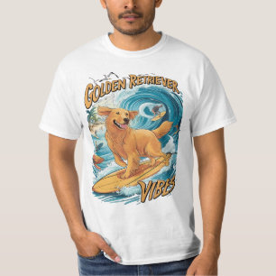 Camiseta Paraíso de Navegação do Retriever de ouros