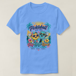 Camiseta Paraíso de Pickleball de Verão – Jogue • Ria • Rep