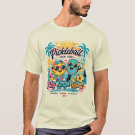 Camiseta Paraíso de Pickleball de Verão – Jogue • Ria • Rep