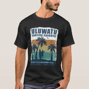 Camiseta Paraíso de Surf Uluwatu Presente de Surf Indonésia
