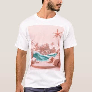 Camiseta Paraíso de tinta tropical