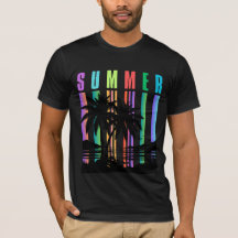 Camiseta Paraíso de Verão na Praia