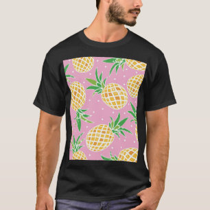 Camiseta Paraíso do Abacaxi: Padrão Tropical