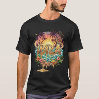 Camiseta Paraíso do Pôr do Sol de Ibiza
