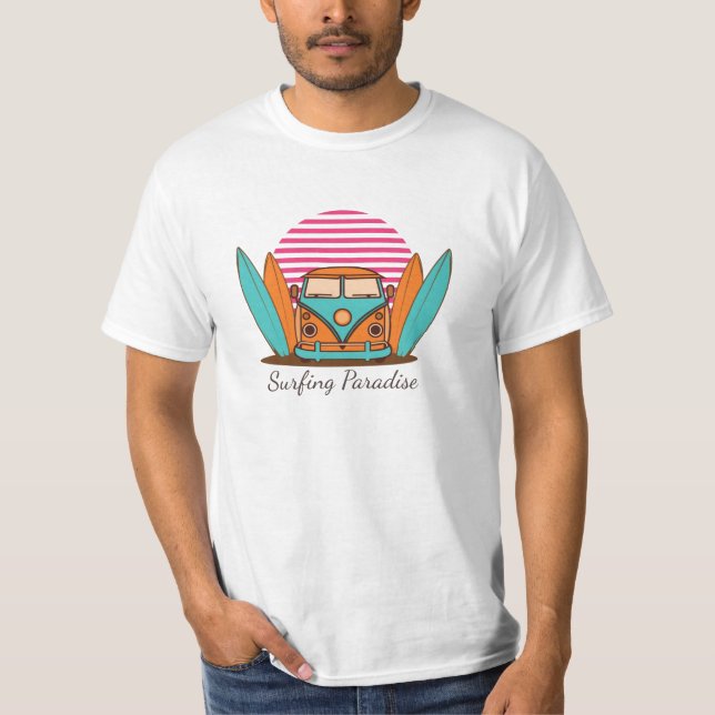 Camiseta Paraíso do Surf (Frente)