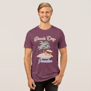 Camiseta Paraíso no Oceano de Dia da Praia