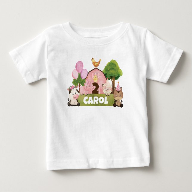 Camiseta Paraíso Rosa Personalizado (Frente)