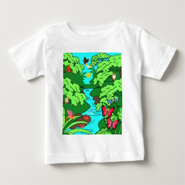 Camiseta Paraíso Selvagem com Vida Selvagem (Frente)