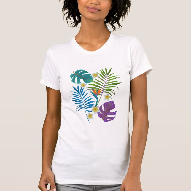 Camiseta Paraíso tropical (Frente)