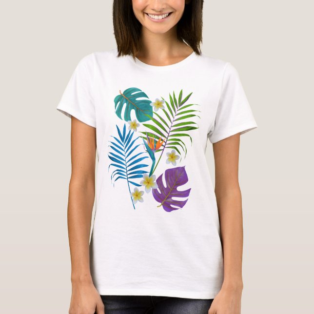 Camiseta Paraíso tropical (Frente)