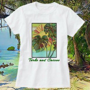 Camiseta Paraíso Tropical de Turks e Caicos