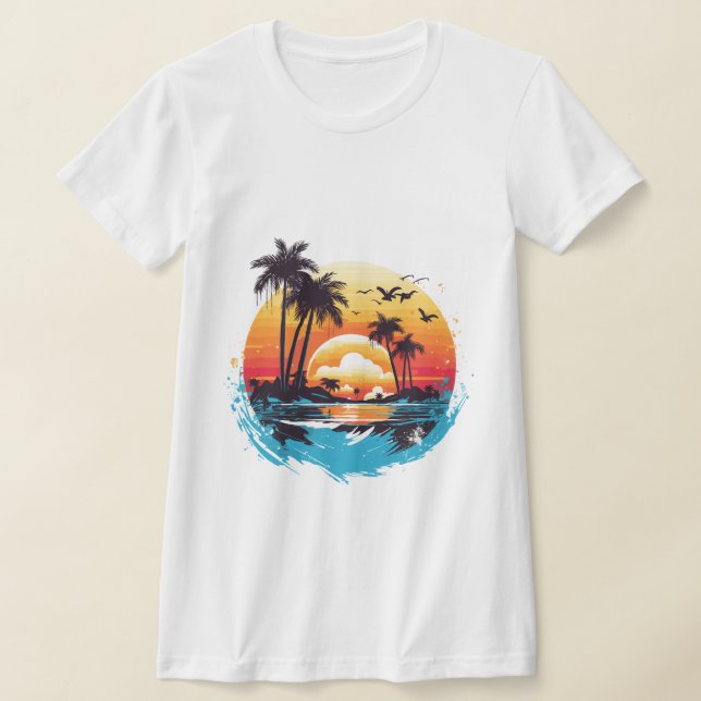 Camiseta Paraíso Tropical Sunset (Postura )