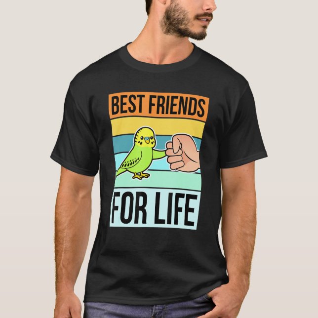 Camiseta Parakeet Budget Items Bird Budgerigar Parrot (Frente)