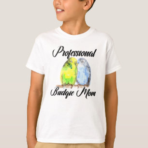 Camiseta Parakeet Budget Mama Budget Watercolor