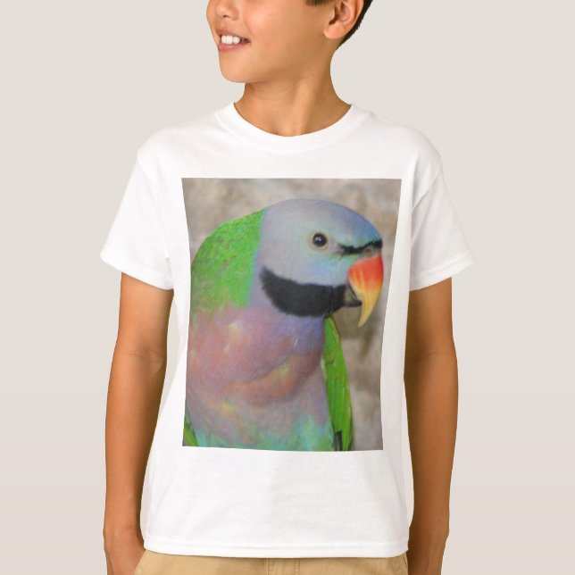 Camiseta Parakeet de Mustached (Frente)