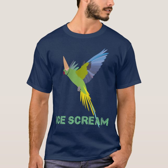 Camiseta Parakeet "Ice scream" (Frente)