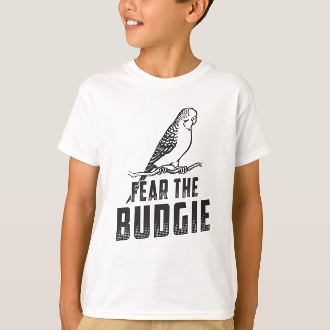 Camiseta Parakeet Lover Teme As Aves Bugerigares Orçamentár (Frente)