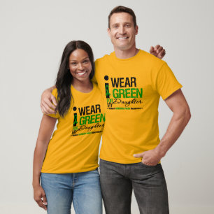 Camiseta Paralisia cerebral eu visto a fita verde para