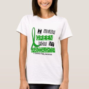 Camiseta Paralisia cerebral eu visto o verde para minha