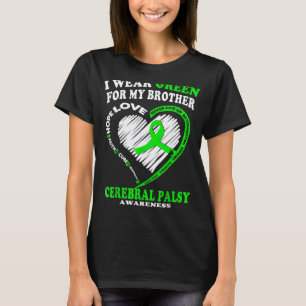 Camiseta Paralisia Cerebral Visto Verde Pelo Meu Irmão
