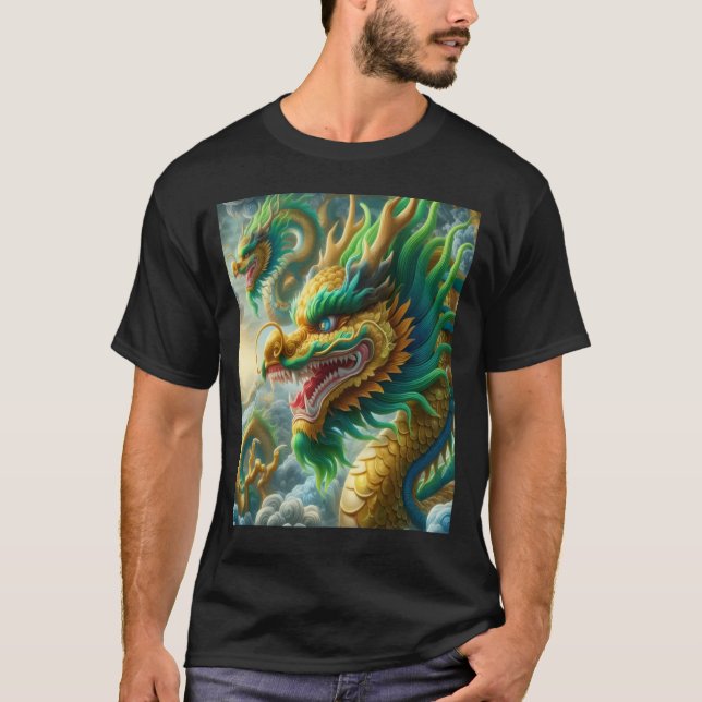 CAMISETA PARALLELB REALMS DRAGON MENS SHIRT (Frente)