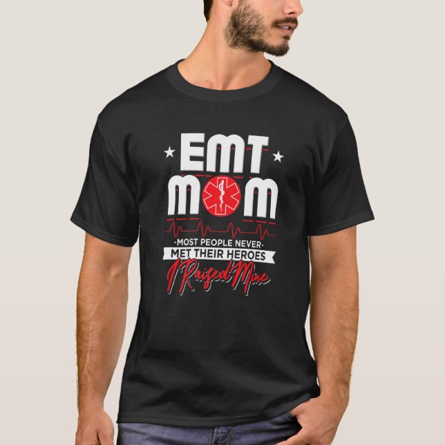 Camiseta Paramedic Emt Mãe (Frente)