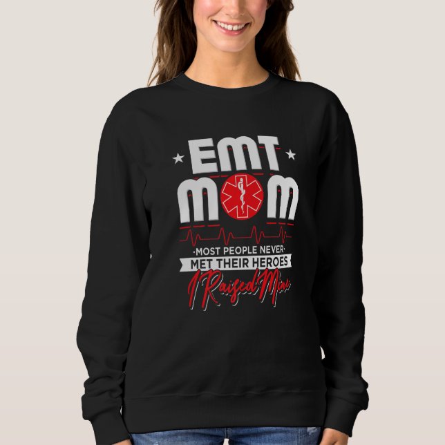 Camiseta Paramedic Emt Mãe (Frente)