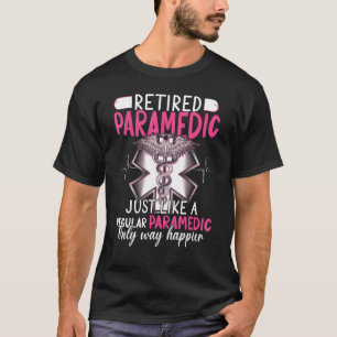 Camiseta Paramédico Aposentado Como Apenas Paramédico Norma