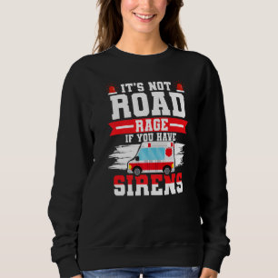 Camiseta paramédico do driver de ambulância