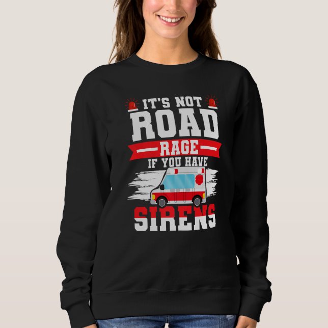 Camiseta paramédico do driver de ambulância (Frente)