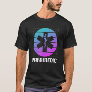 Camiseta Paramédico Médico de Emergência Clássico Vintage R