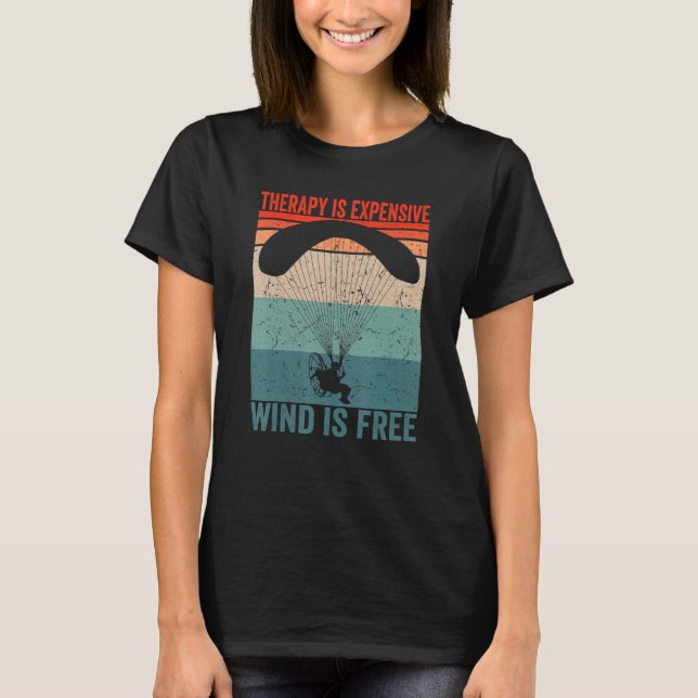 Camiseta Paramotor Pilot Therapy é caro Paramotoring_ (Frente)