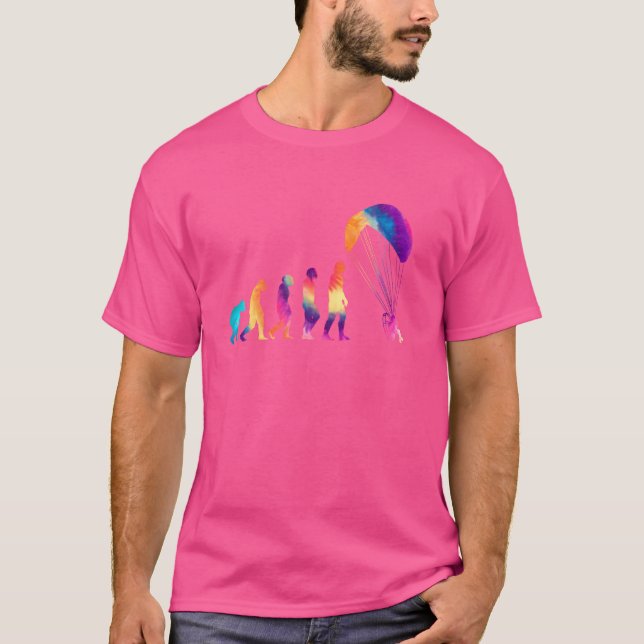 Camiseta Paramotoring do piloto parapente de evolução (Frente)