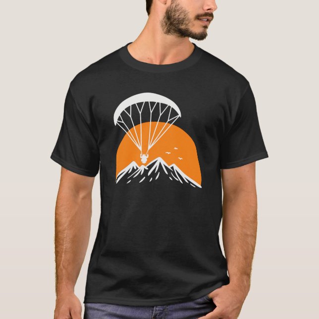 Camiseta Paramotoring Retro Vintage (Frente)