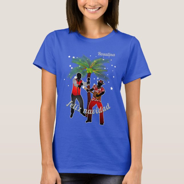 Camiseta Paranderos em Palm Tree com seu nome (Frente)