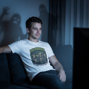 Camiseta Paranormal de Caça a Fantasmas do Macaco